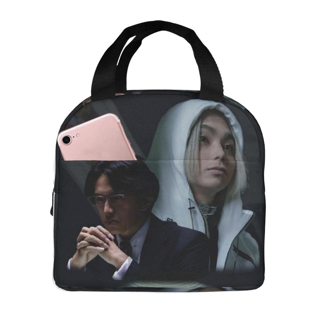 Alice In Borderlanded Poker Thriller Drama Insulated Lunch Bag for Women Kids Portable Food Boxes Thermal Lunch Box Tote