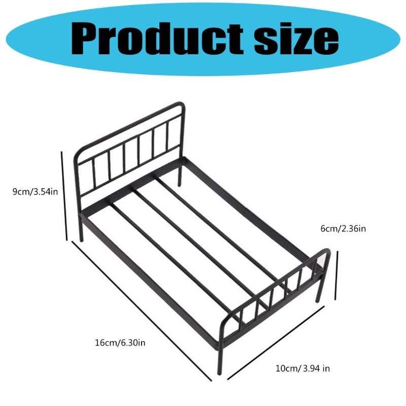 Elegant 1 12  Metal Frame Decoration Safe For Kids Toy Accessory