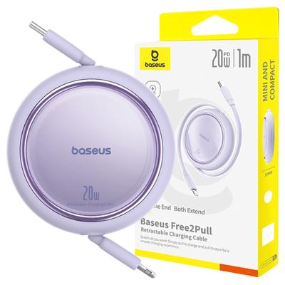 Baseus Free2Pull USB Cable USB-C To IP 20W 1M (Purple)