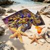 Custom Name Personalized Saint Seiya Print Beach Towel, for Trip Camping Beach Party Home Decor, Birthday Gift for Family & Friends