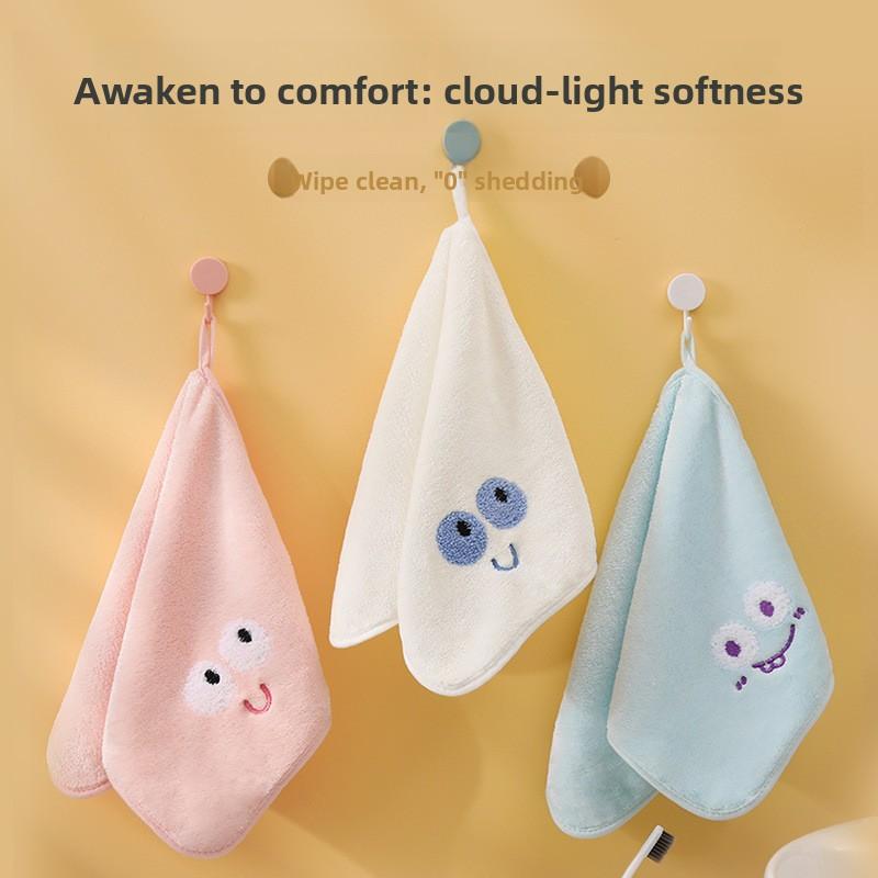 Children's Embroidery Thick Absorbent Towel