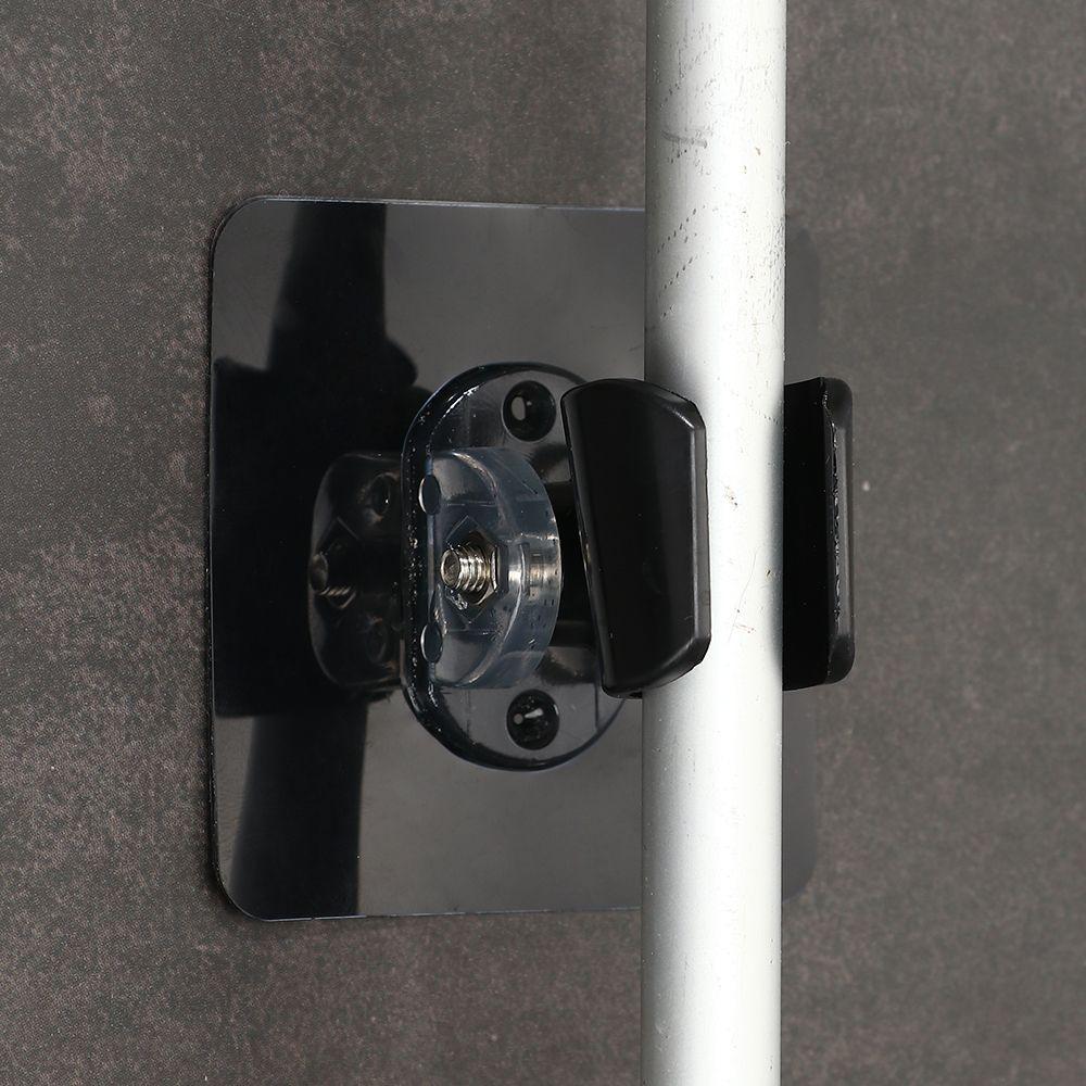 Reusable Punch-free Self-adhesive Shower Head Holder Wall Rack Bathroom Hooks Shower Bracket