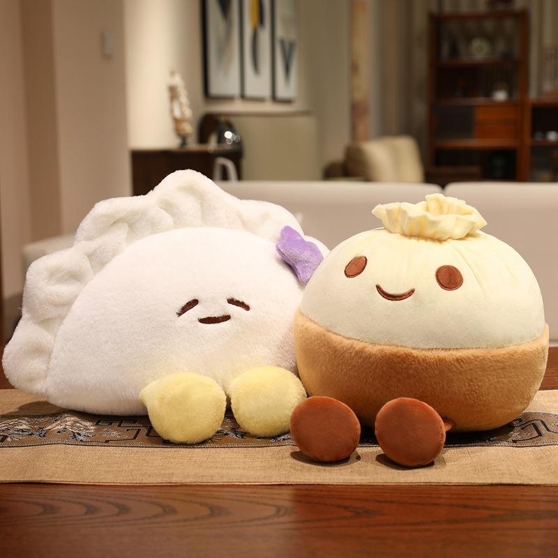 Creative Cute Dumpling Doll Plush Toy Buns Doll Home Pillow Cushion Girl Soothing Doll