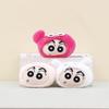 Adorable Shin-chan Plush Keychain Cute Sound-making Toy 8cm Soft Pp Cotton