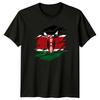 Kenya Flag Distressed Mens T-Shirt Womens Tee Graphic Unisex Top