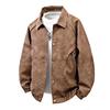 2025 new spring and autumn fattened plus size men's jacket trendy fashion casual versatile Korean version coat men