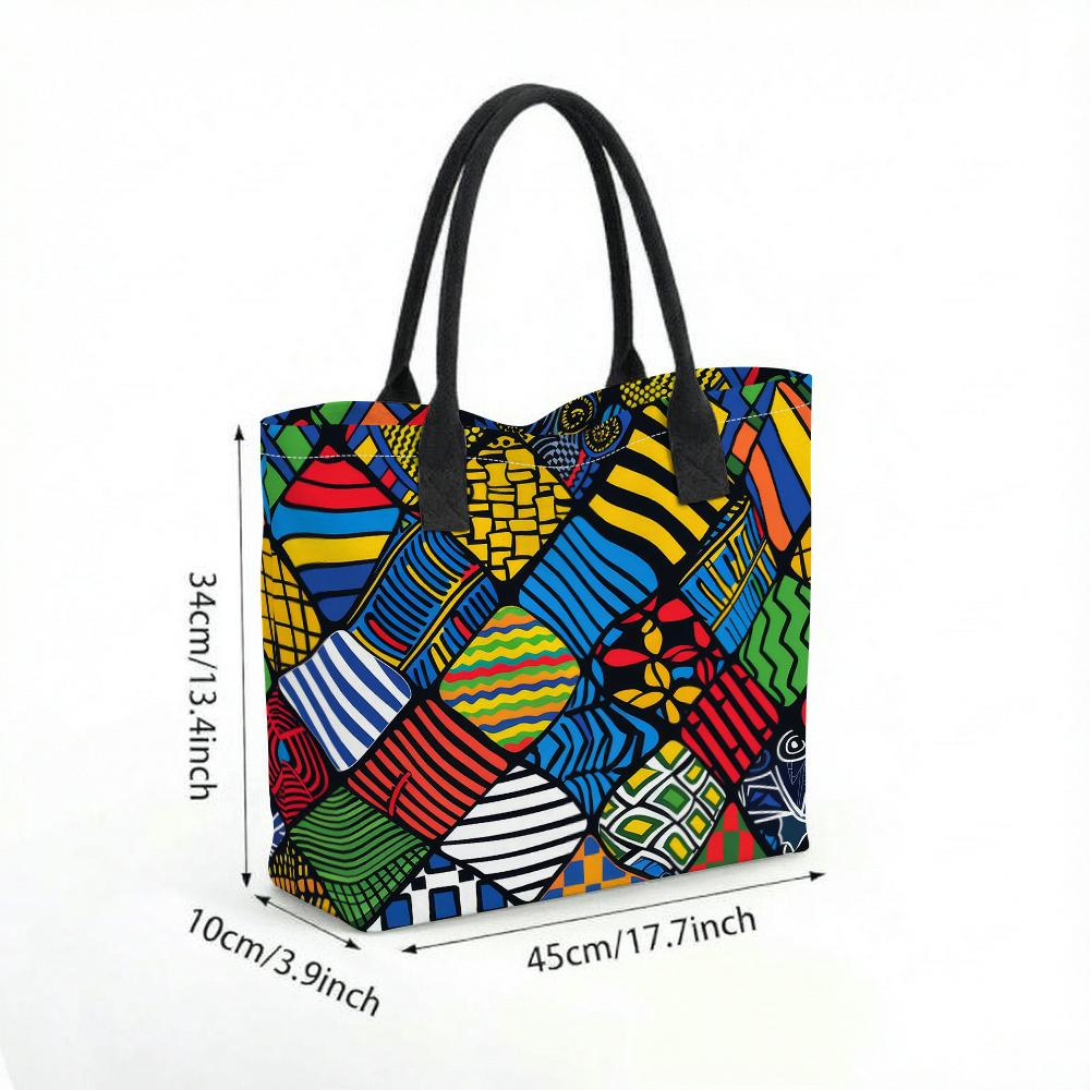  African Pattern Tote Bag Casual Handbag