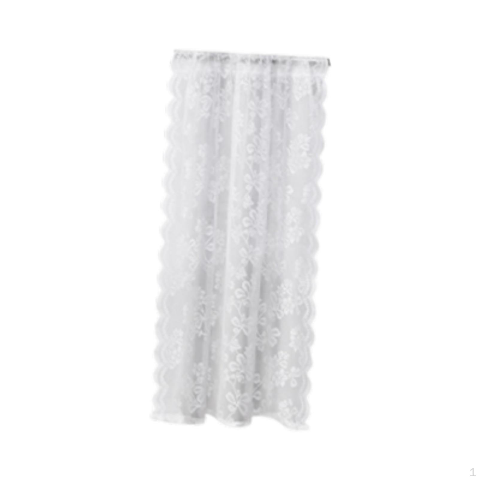 

Decorative Lace Panel for Window in Dining Room Kitchen Patio 100x200cm