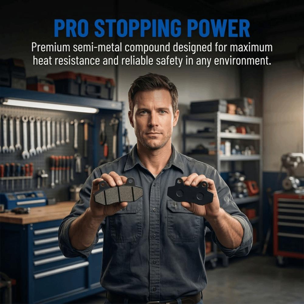 2 Pairs 7.7x4.2cm Electric Scooter Brake Pad Electric Motorcycle Brake Pad Electric Bike