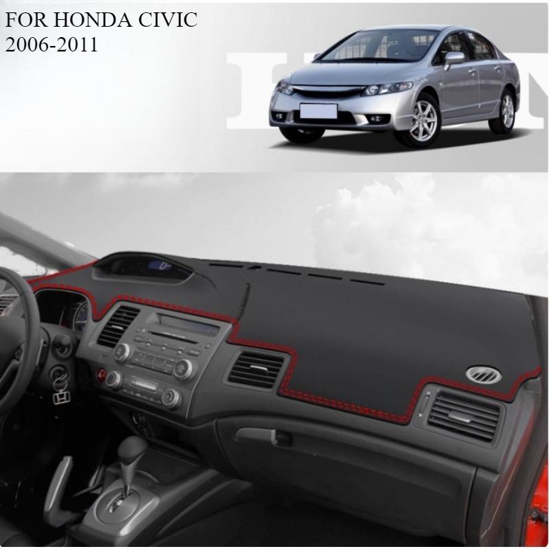 FOR HONDA CIVIC 2006-2011 Car Dash Mat Dashmat Dashboard Mat Cover Sun Shade Dash Board Cover Carpet  Accessories
