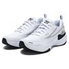 FILA Flow Comfortable Fabric Shock Absorption Wear-Resistant Lightweight Low-Top Running Shoes Women sneaker White A12W311105FWA