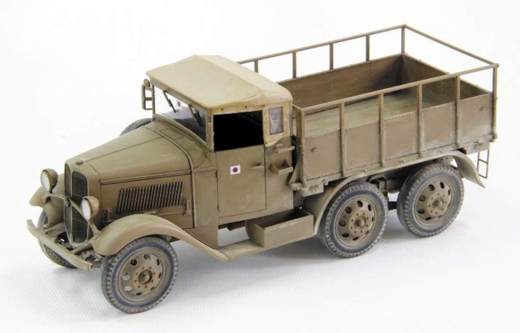 Fine Molds 1/35 Scale Japanese Army Type 94 Six-Wheel Automatic Freight Car, Canvas Top, Plastic Model Kit FM31