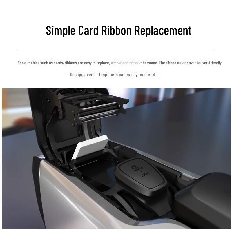 Zebra ZC Series Card Printer CN plug (adapter included)