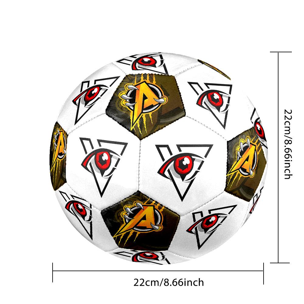 1PC Eagle Eye Symbol Lion Power Soccer Ball Size 5 Football Machine Sewn Indoor/Outdoor Universal Football Surprise Collection N63