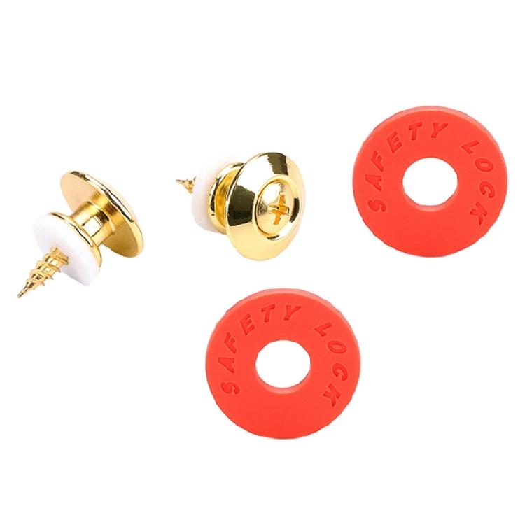 Strap Lock Buttons Set Strap Retainers for Guitars Bass Ukulele Metal Construction Silicone Straps Fastening System