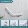 Anti-Slip L-Shaped Bathroom Handrail for Elderly and Disabled - Toilet Safety Handle