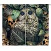 Curtain Cartoon Animal Eagle Animation Oil Painting Digital Printing Blackout Curtain Punching