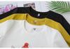 2026 Summer Korean Style Loose Fit Cartoon Cat Print Plus Size Pullover T-shirt for Women