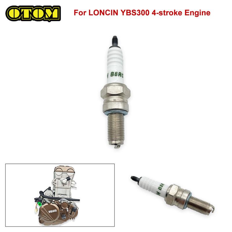

Motorcycle For LONCIN YBS300 Spark Plug B8RC Sensor Engine Ignition HENGJIAN S7 KEWS K16 K23 STN BRZ GR7 GR8 STN AJ1 AVANTIS