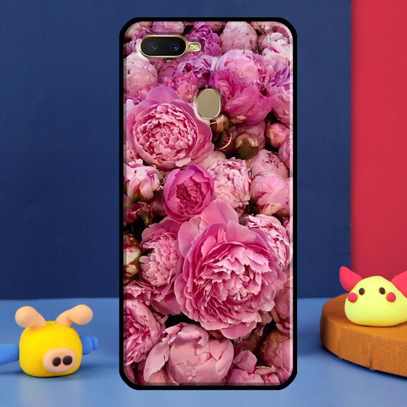 Peonies Beautiful Flower Case For Oppo A16 A76 A96 A58 A78 A98 A5 A9 A91 A15 A17 A77 A52 A72 A74 A94 A54S A57S Cover