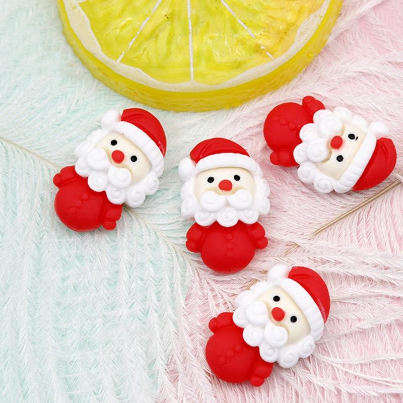 Nail Charms For Acrylic Nails Kawaii Christmas Nail Charms Resin Christmas Trees Jingle Bells Reindeer Gloves Santa