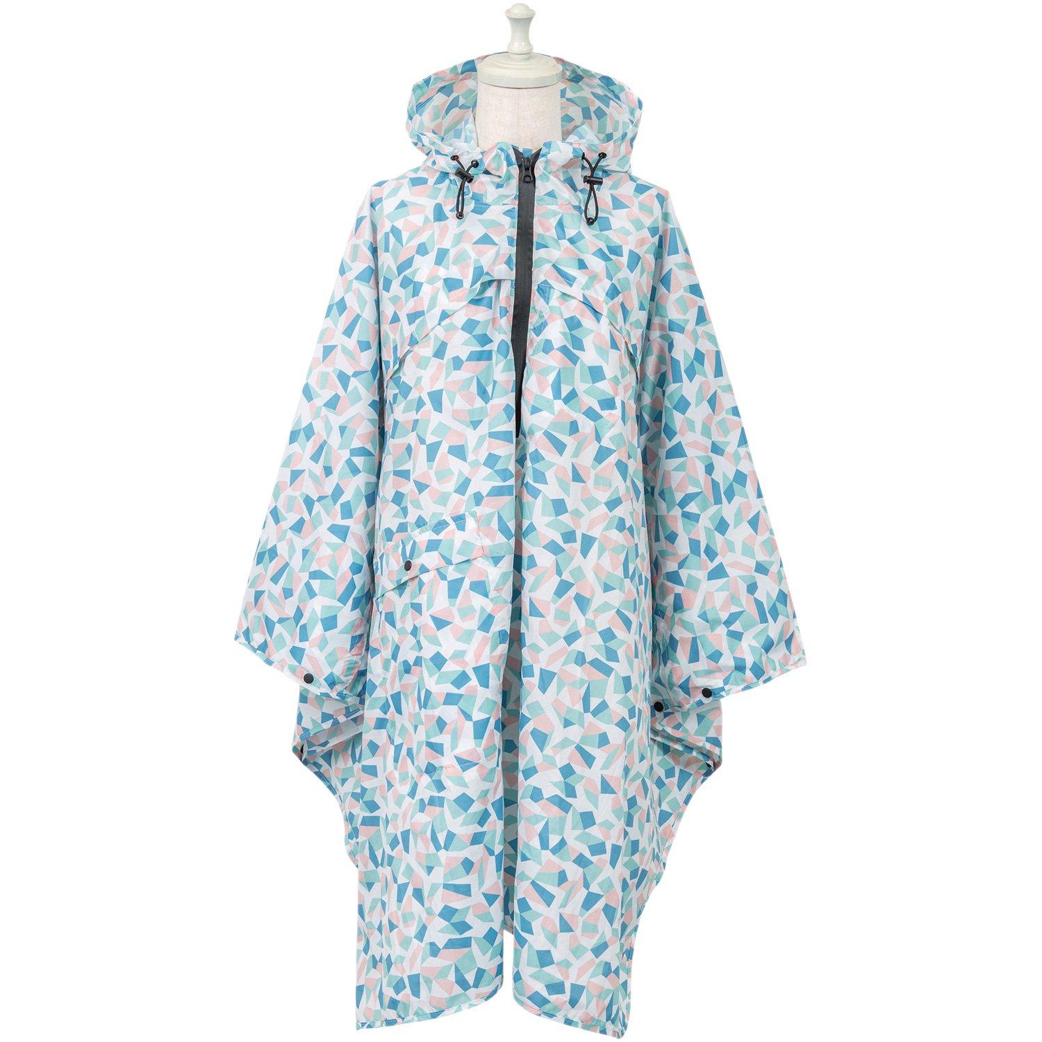 

Rep Niar Rain Poncho Raincoat storage Prism Pink (with pouch) рожевий