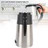 1300ml Car Truck Travel Electric Kettle Pot Heated Water Cup Stainless Steel Travel Kettle Coffee Milk Warmer