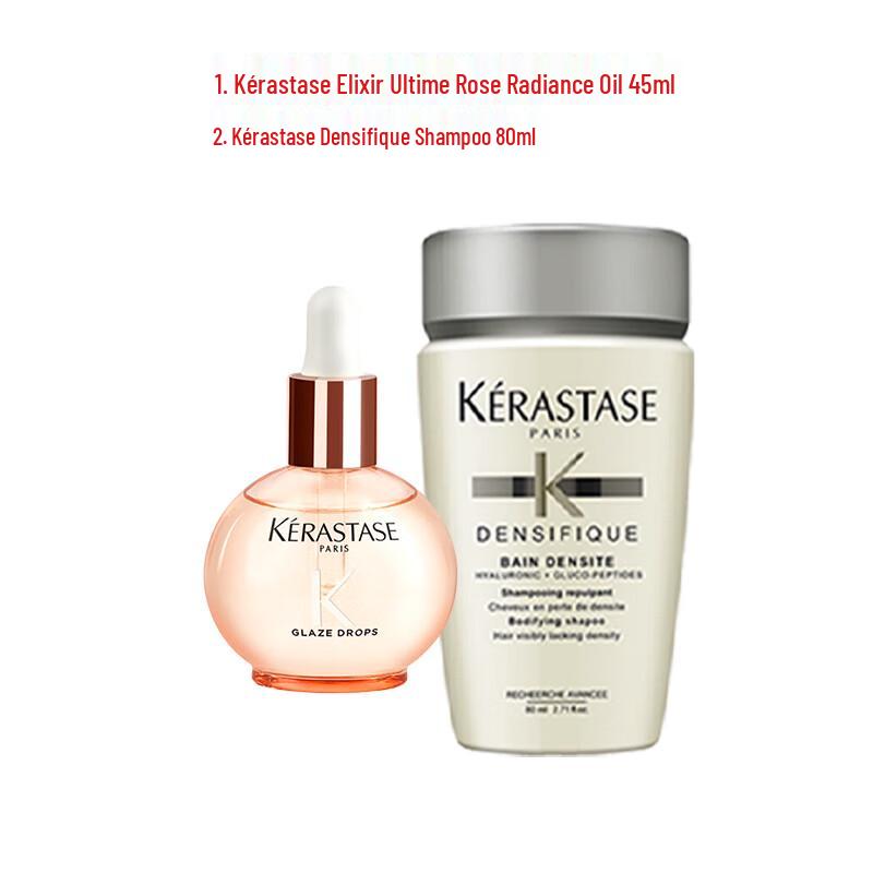 Kérastase Rose Shine Serum & Revitalizing Shampoo Set