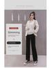 Spring-Fall Maternity Wide-Leg Pants: Lightweight, Loose-Fit, Large-Size Casual Trousers