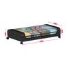 GoMaihe Under Bed Storage with Wheels:Underbed Storage Containers with Clear Lids - Rolling Drawers & Bins for Shoes Clothes In Dorm Bedroom