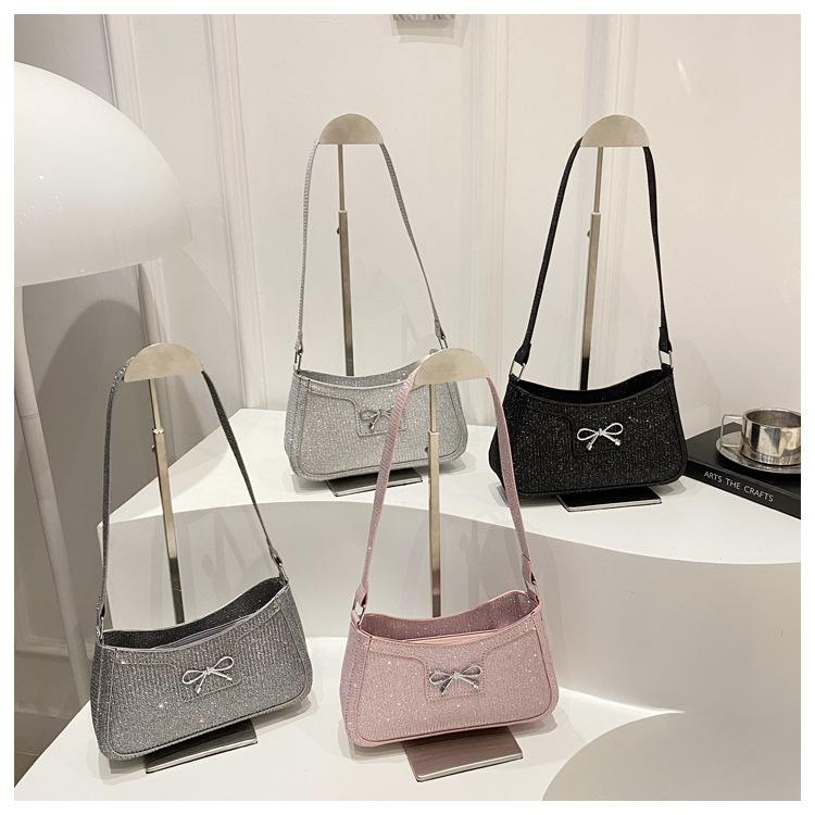 Chic Faux Leather Underarm Bag for Women 2026 Trendy Single Shoulder Purse Fashionable Daily Crossbody Handbag