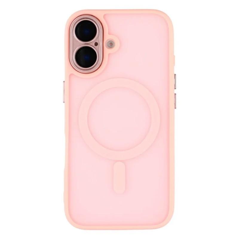 For iPhone 16 Back Cover Compatible with MagSafe WANLONFENG QB1 Series PC TPU Shockproof Phone Case