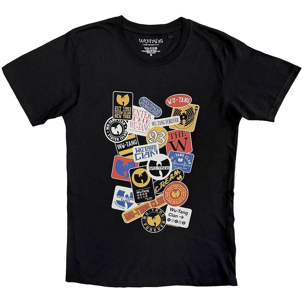 Wu-Tang Clan - Badges - Black t-shirt XL
