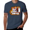 Box Tiger Coffee Tshirt Casual Daily Wear Short Sleeve Top