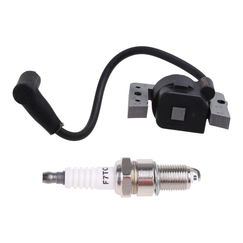 Lawn Mower Engine Ignition Coil For 34443 34443A 34443B 3443C 34443D Solid State Module with Spark Plug 6.5HP 6.5HP 75HP