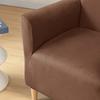 Cover For Small Armchair S, Velvet, Brown