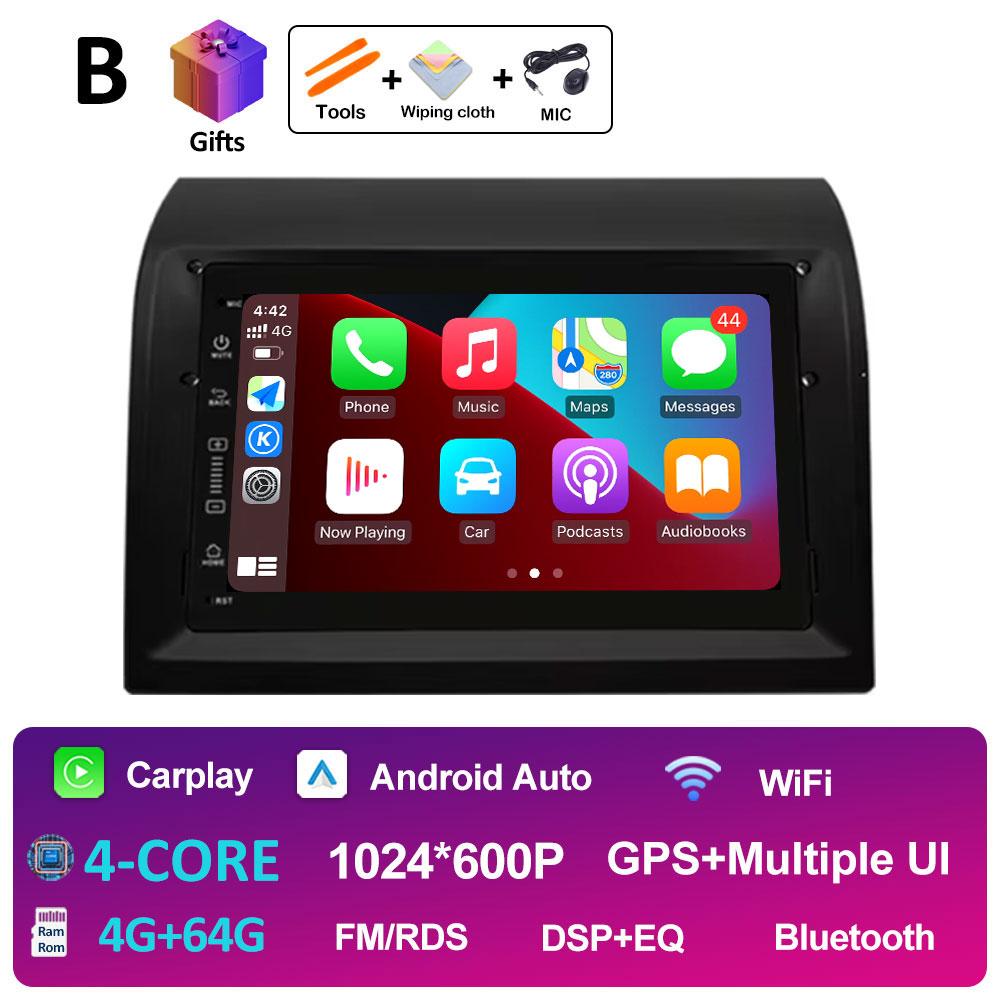 7 Inch Android Car Radio Video Multimedia Player For Fiat Ducato 2006 2007 2008 2009 - 2016 Wireless Carplay Bluetooth Head Unit