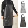 New TPU Kitchen Apron Sleeveless Oil Resistant Waterproof Bibs Baking Accessories Cleaner Wipeable Oilproof Aprons