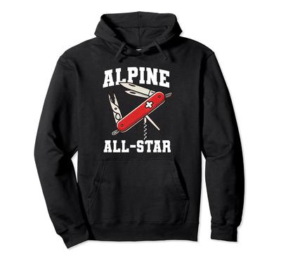 Alpine All Star Funny Švýcarský armádní nůž Oblečení Mikina -