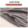 Maternity Summer Low Waist Loose Shorts - Adjustable Wide Leg, Belly Covering, Plus Size Abdominal Support, Four Colors
