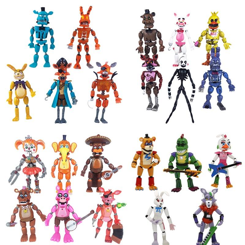 Set Fnaf Action Figure Security Breach Five Nights At Freddys Action Figure Toy