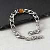 Trendy Punk Stainless Steel Thick Chain Bracelet Unisex Heavy NK Chain Fashion Accessory for Men And Women