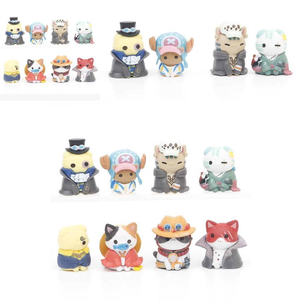 Adorable One Piece Cat Figure Luffy Collectible Model Pvc Toy For Anime Lovers