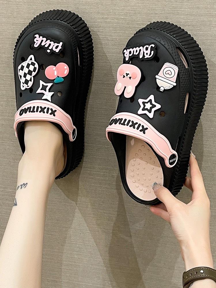 Women's Height-Boosting DIY Closed-Toe Platform Sandals