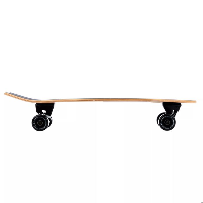 Surfskate - ACTA - Upside Down - 32 pouces - Fish tail - Mixte - Blanc/Noir
