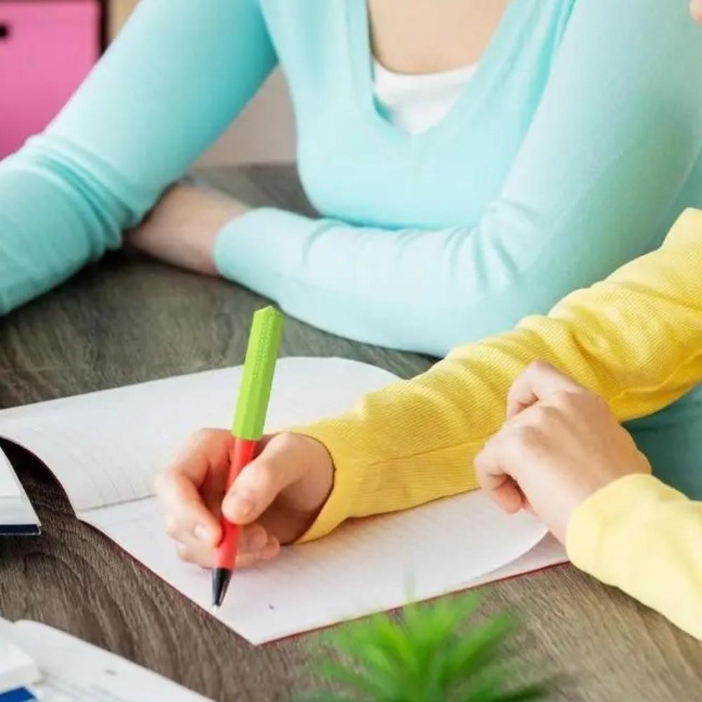 2 szt./zestaw Silikonowy gryzak na ołówek Osłonka ochronna na ołówek zapobiegająca połknięciu Artykuły dla dzieci i uczniów