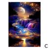 Diamond Art Canvas And Matching Diamond Art Stickers Diy Diamond Art Painting Mosaic Moon Home Decor Wall Art Square Round Drill