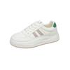 Leather platform white shoes women's shoes soft soles are not tired feet single shoes student shoes versatile casual sports board shoes women's