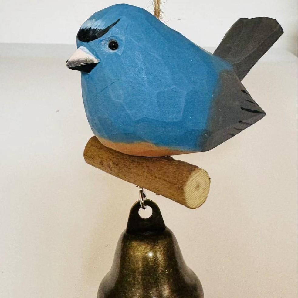 Wooden Little Chubby Bird Toy Decorative Piece For Office And Living Room Decor
