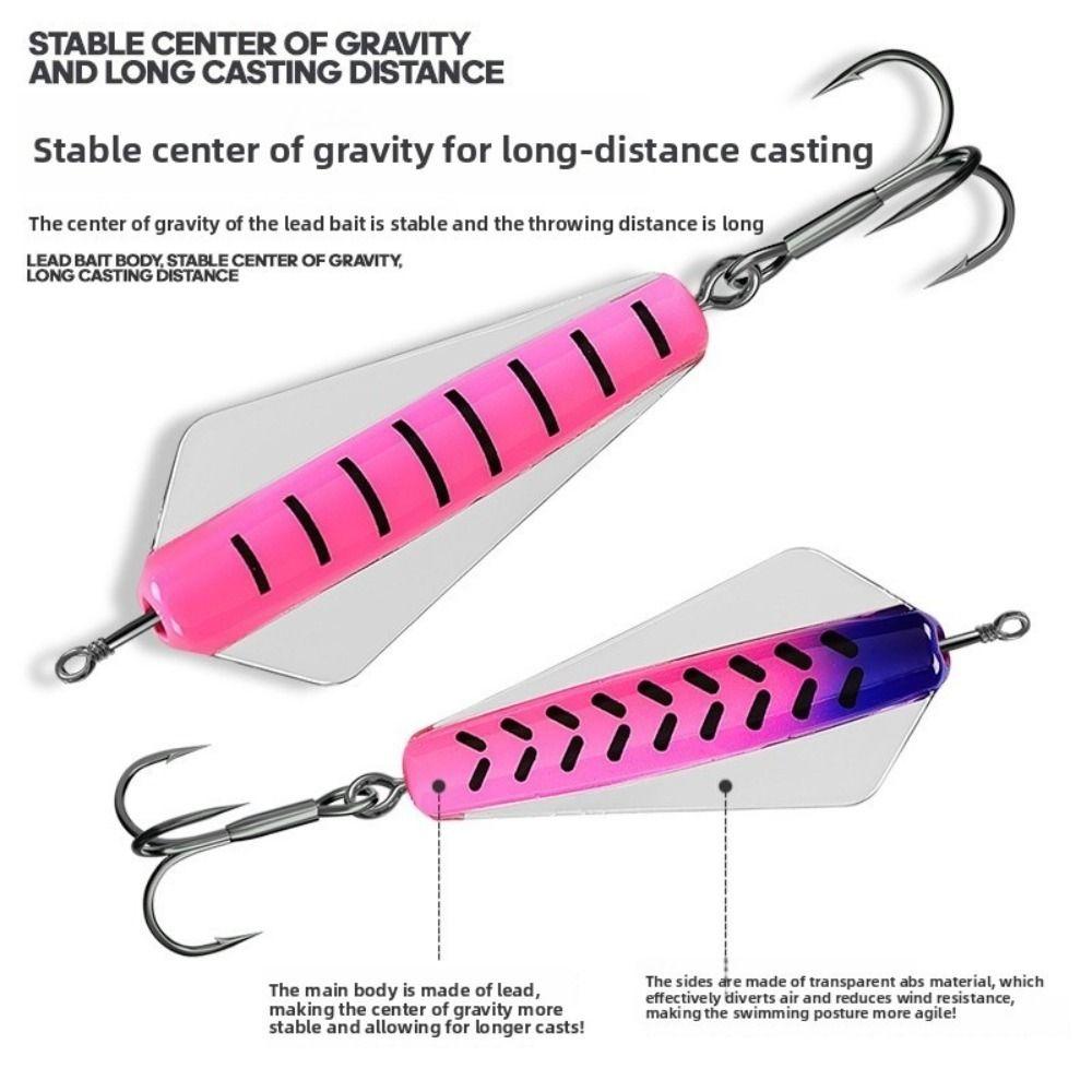 7g 3.9cm/26g 7.3cm Devil Fishing Bait Slow Sinking Spinner Bait Fishing Tackles  Saltwater Fishing